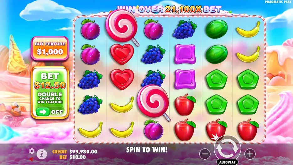 Sweet Bonanza oʻyin qoidalari