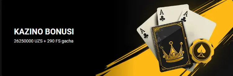 Melbet Uzbekistan kazinosida 290 ta bepul aylanish bilan xush kelibsiz bonusi