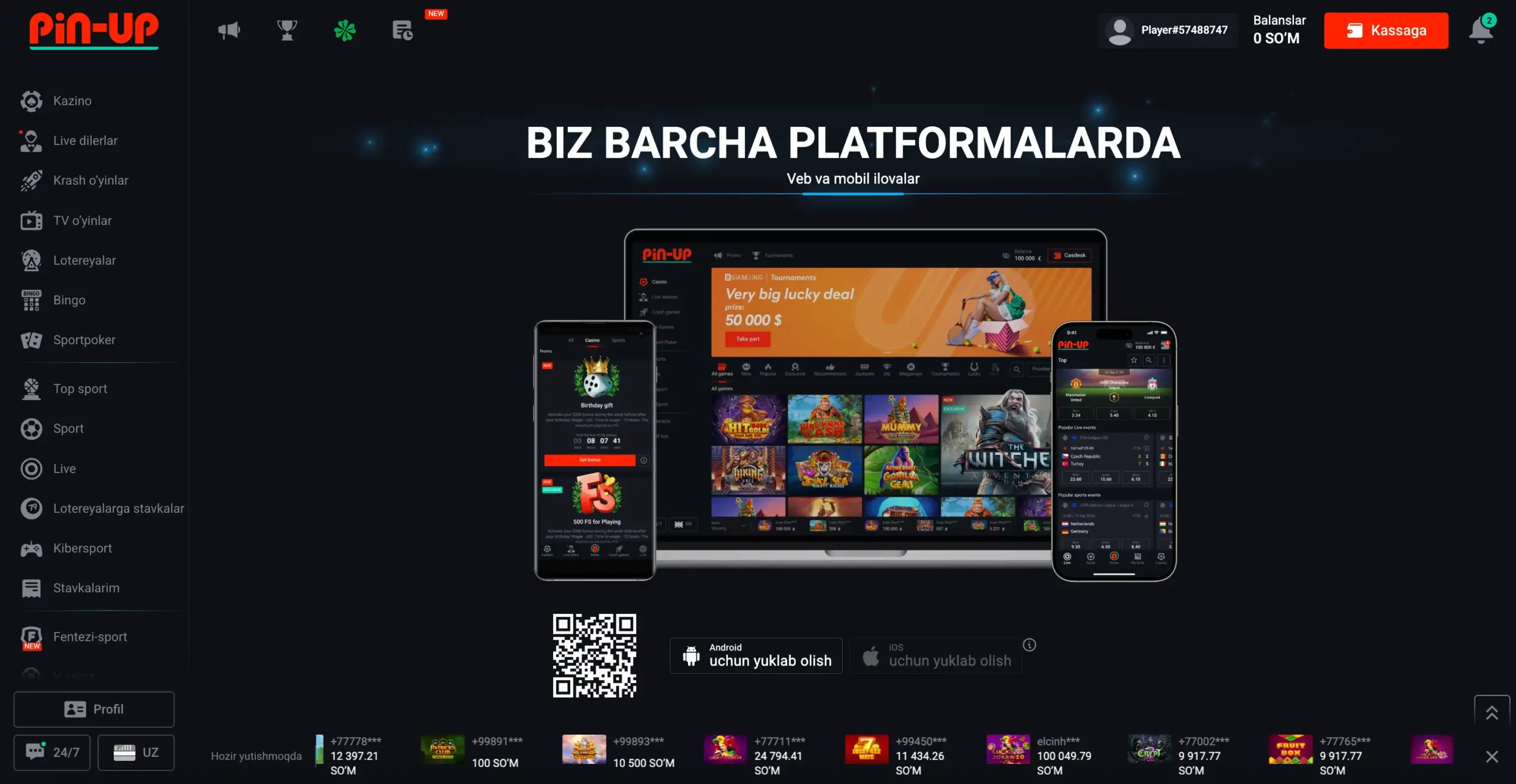 Pin-Up Apk (Ilova) and Pin Up Mobile