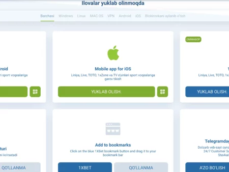 1xBet Mobile Ilovasi: Android Apk, iOS va Mobil Brauzer uchun Eng So‘nggi Versiya