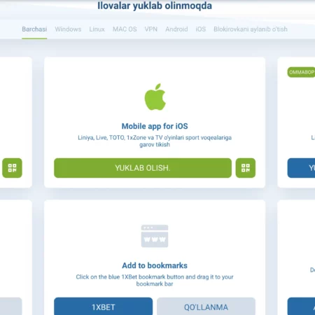 1xBet Mobile Ilovasi: Android Apk, iOS va Mobil Brauzer uchun Eng So‘nggi Versiya
