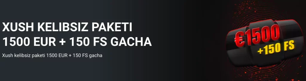 888Starz casino yangi oʻyinchilarga xush kelibsiz bonusi – €1500 va 150 bepul aylanishlar.