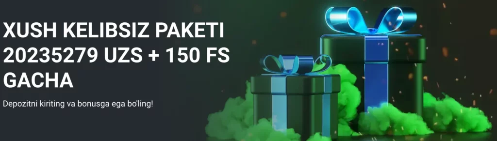 LineBet Casino veb-sayti, kazino o‘yinlari va sport o‘yinlariga tikish bilan 200% xush kelibsiz bonusi 20 235 279 UZS va 150 bepul aylanishlarni o‘z ichiga oladi.