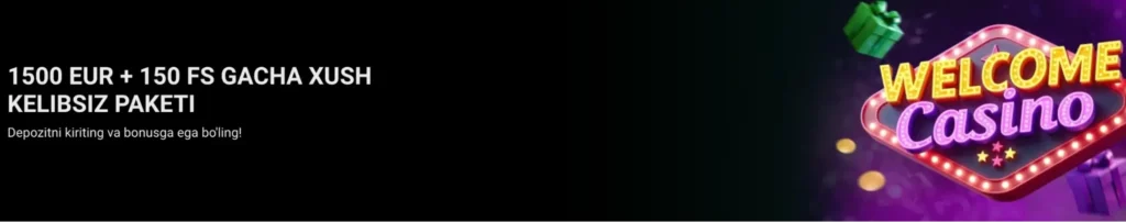 Mahalliy tilda taxminan 2 09 88 000 so‘mgacha va 150 bepul aylantirishni ko‘rsatuvchi Spinbetter Uzbekistan xush kelibsiz bonus skrinshoti