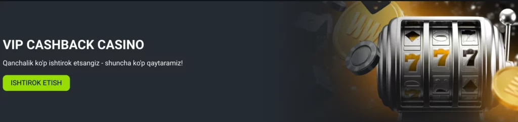 Win Win Uzbekistan-dagi VIP keshbek bonusi.