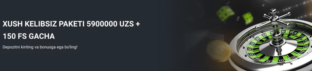 O‘zbekistonlik yangi foydalanuvchilar uchun WinWin Bet kazino xush kelibsiz bonusi