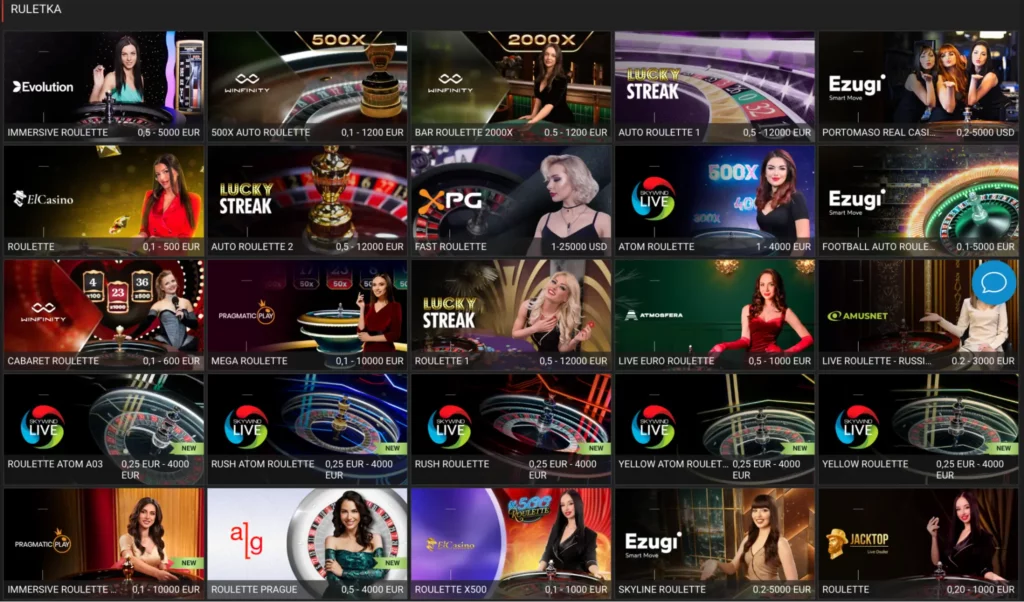 O‘zbekiston kazinosida Yevropa, Fransuz va Lightning ruletkalarini o‘z ichiga olgan ruletka tanlovi.